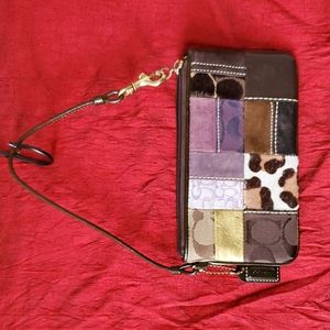 Coach Patchwork Wristlet